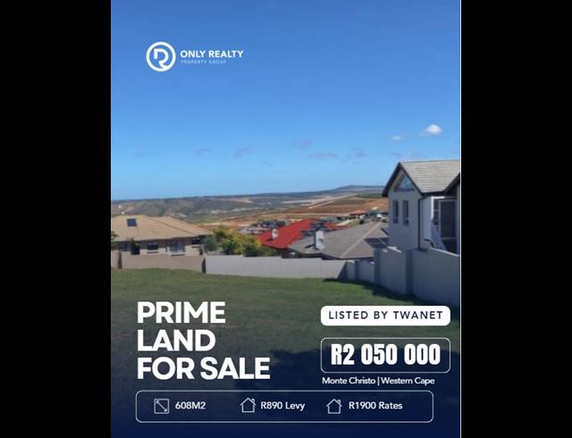 600M² VACANT LAND FOR SALE IN MONTE CHRISTO